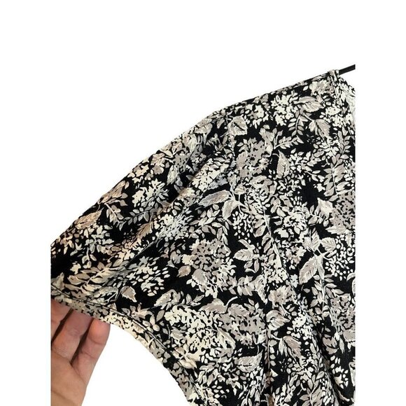 Floral Black Maxi Dress - Picture 7 of 15